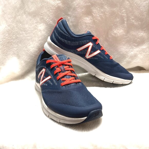 New Balance 713 womens Blue & White Athletic Running Shoes Size 10.5 - Picture 1 of 7